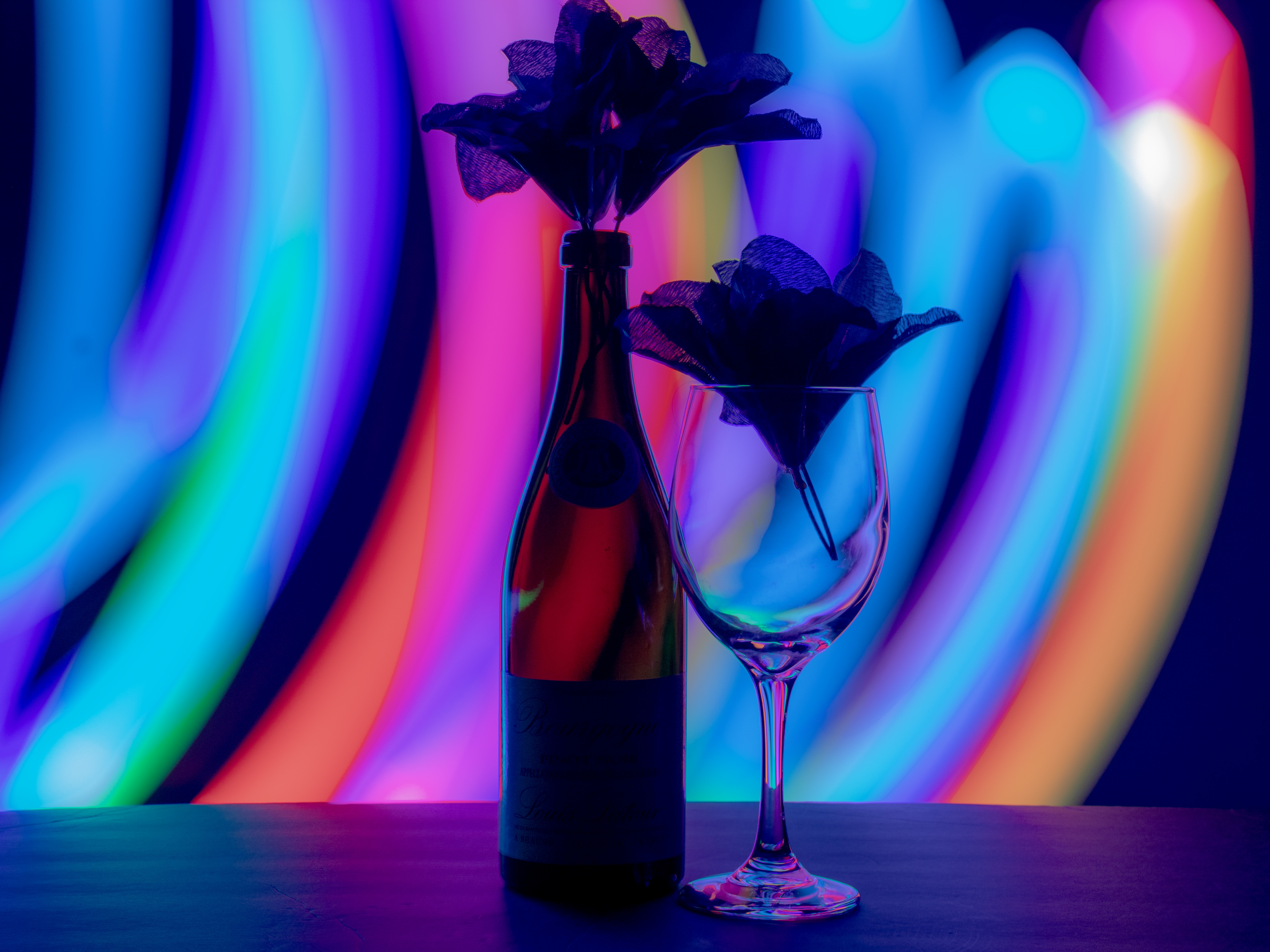 Light painting photography series